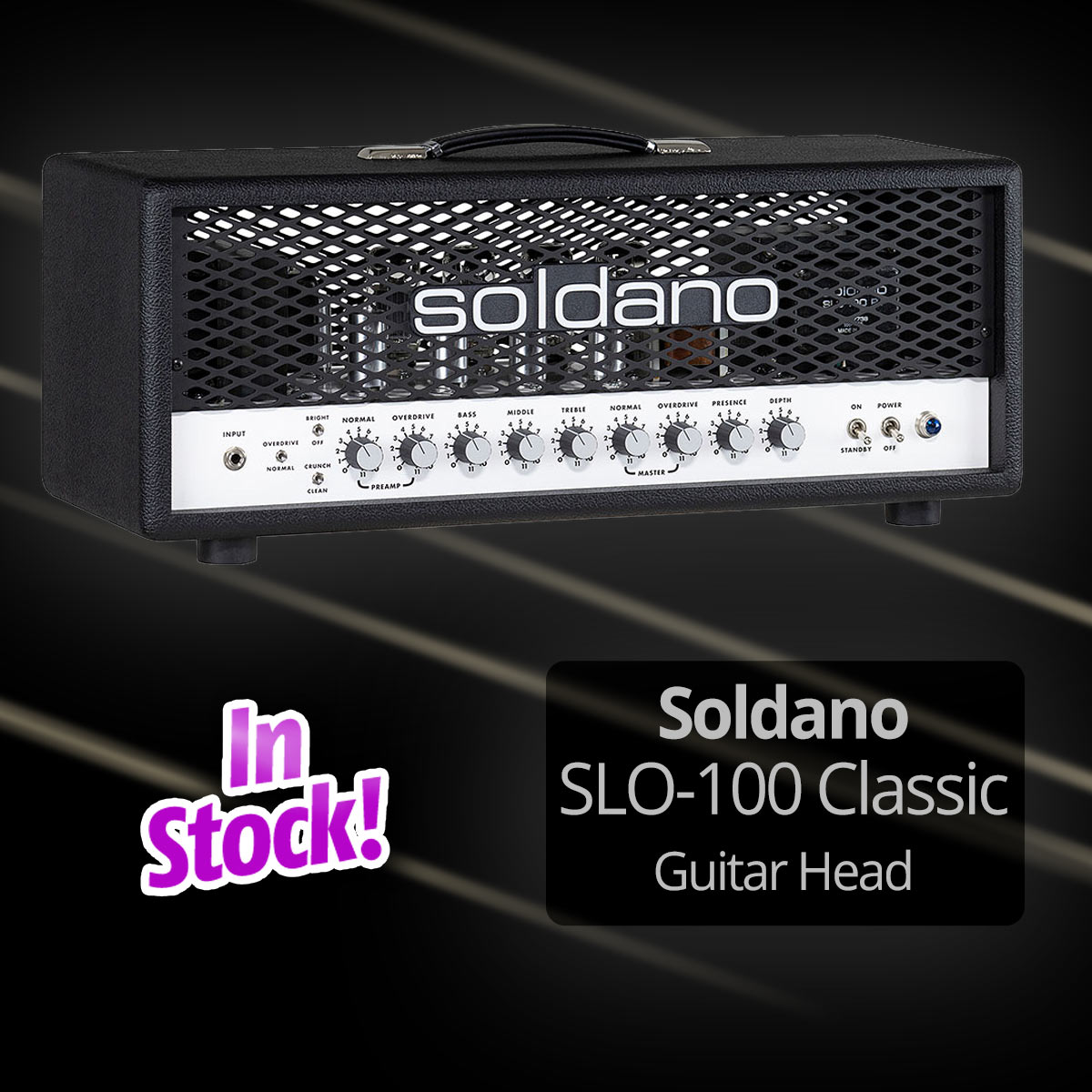 Soldano SLO-100 Classic Guitar Head - In Stock!